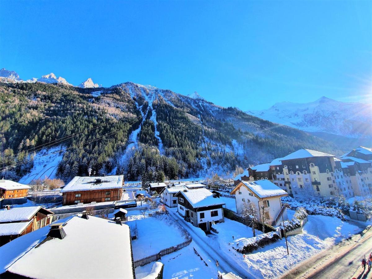 Grand Studio Aiguille Du Midi Et Vue Mont Blanc 霞慕尼 外观 照片
